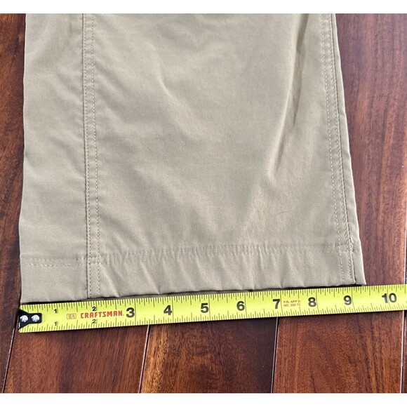 Eddie Bauer Pants Mens T44x34 Beige Cargo First Ascent Zip Pockets Stretch Nylon - Picture 4 of 15